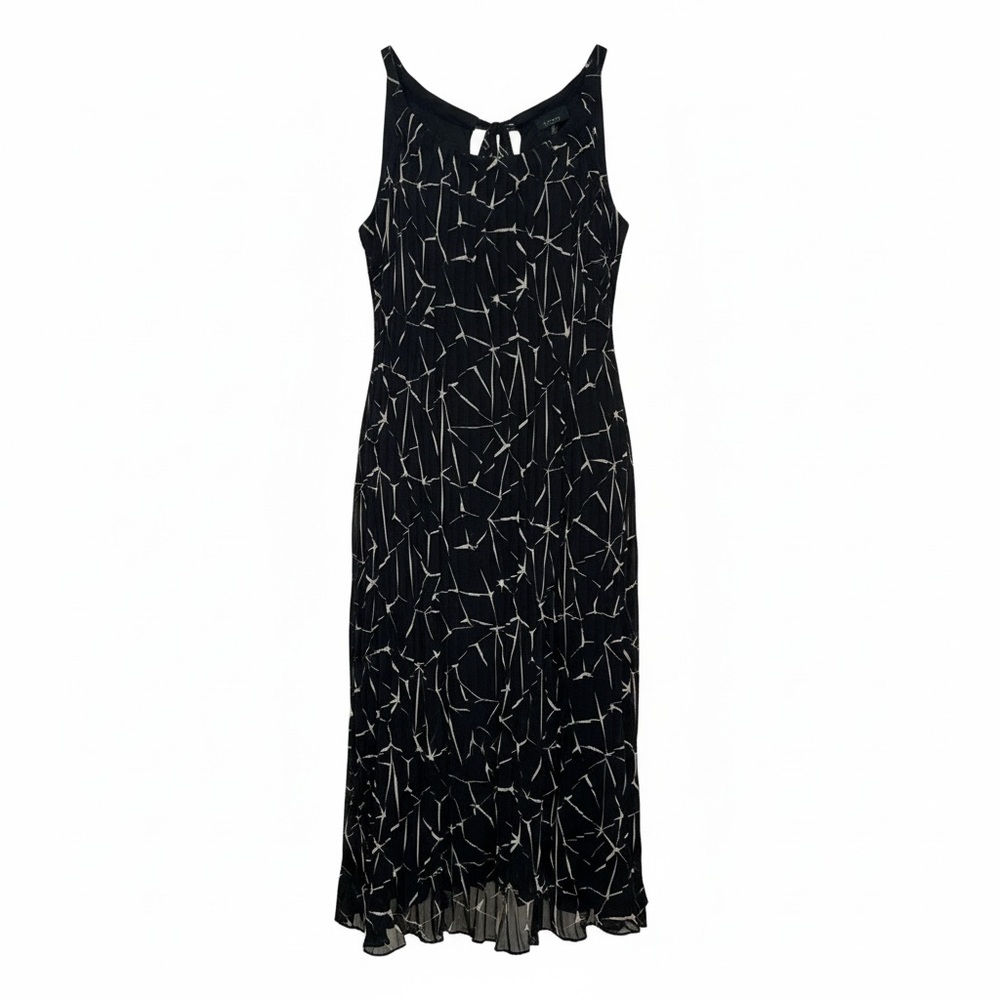 Apt. 9 Black and White Strappy Dress Size 16